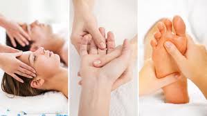 Massage tête / pieds / mains